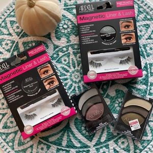 Ardell magnetic liner lashes and Almay shadow!